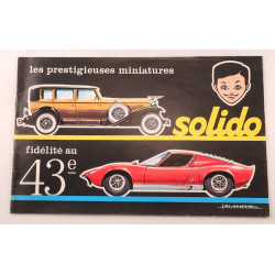 Solido Catalogus 1968